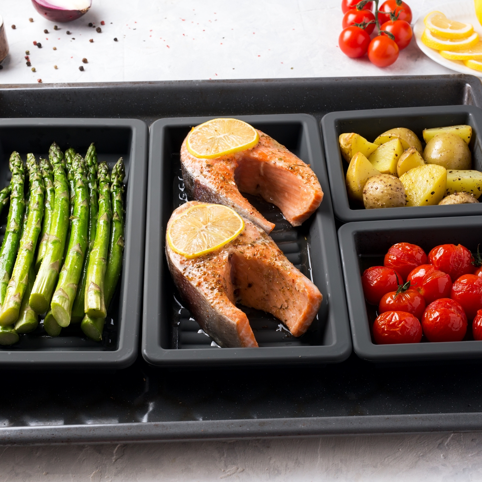 Thermoformed food trays 