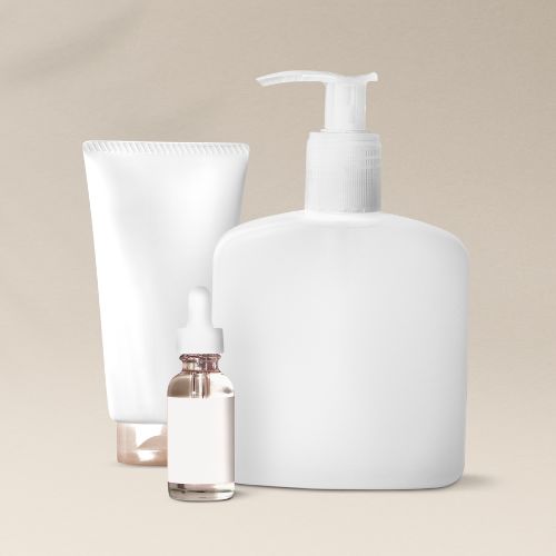 Shampoo, & cream bottles 
